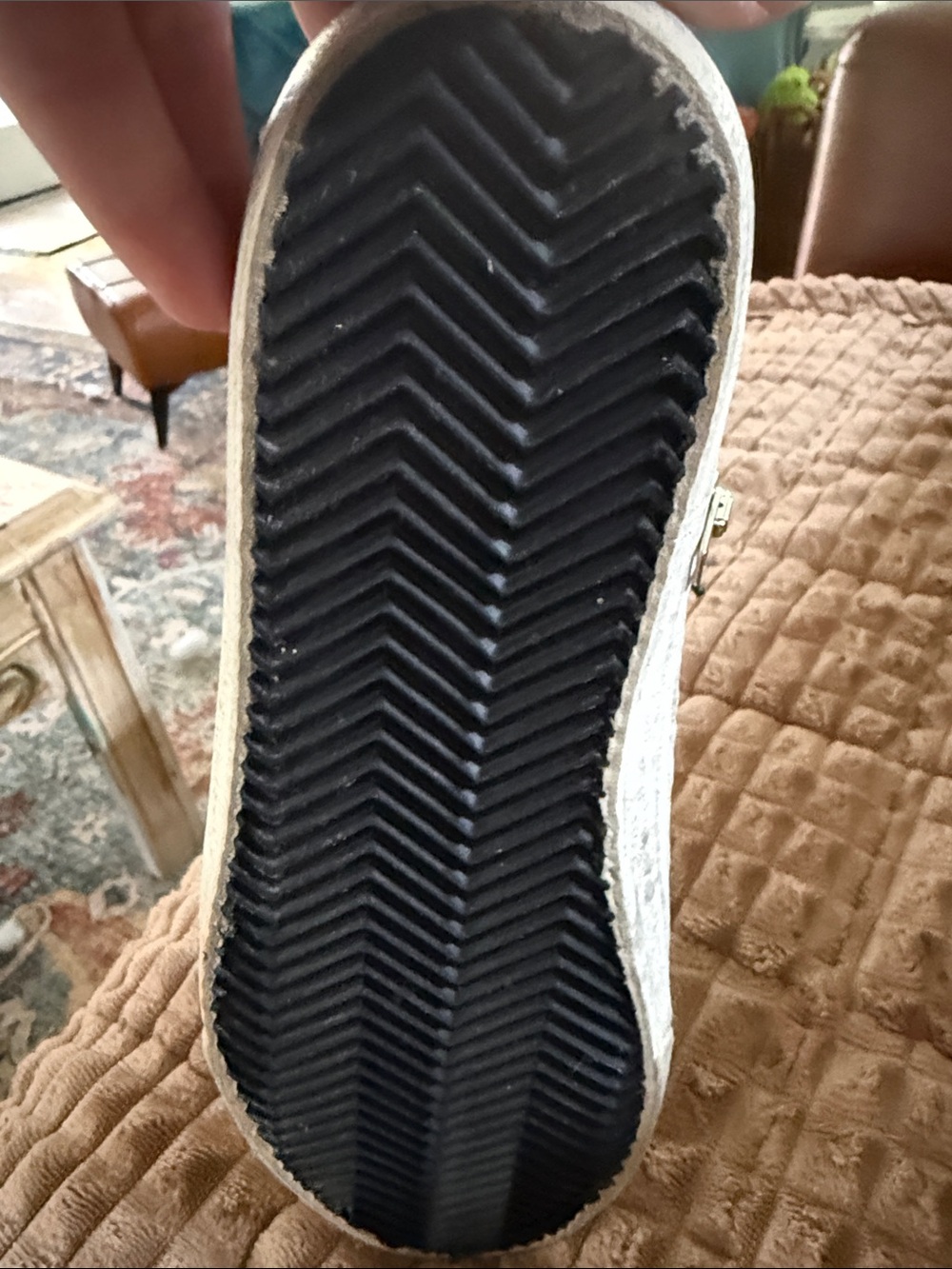 Golden Goose Mid-Top Glitter Sneaker - Black & Rose - Picture 2 of 4